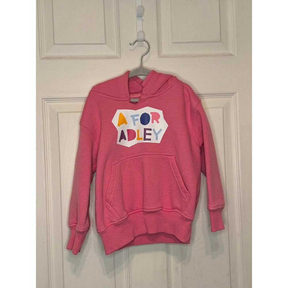 A For Adley Kids Hoodie Pink Size Small